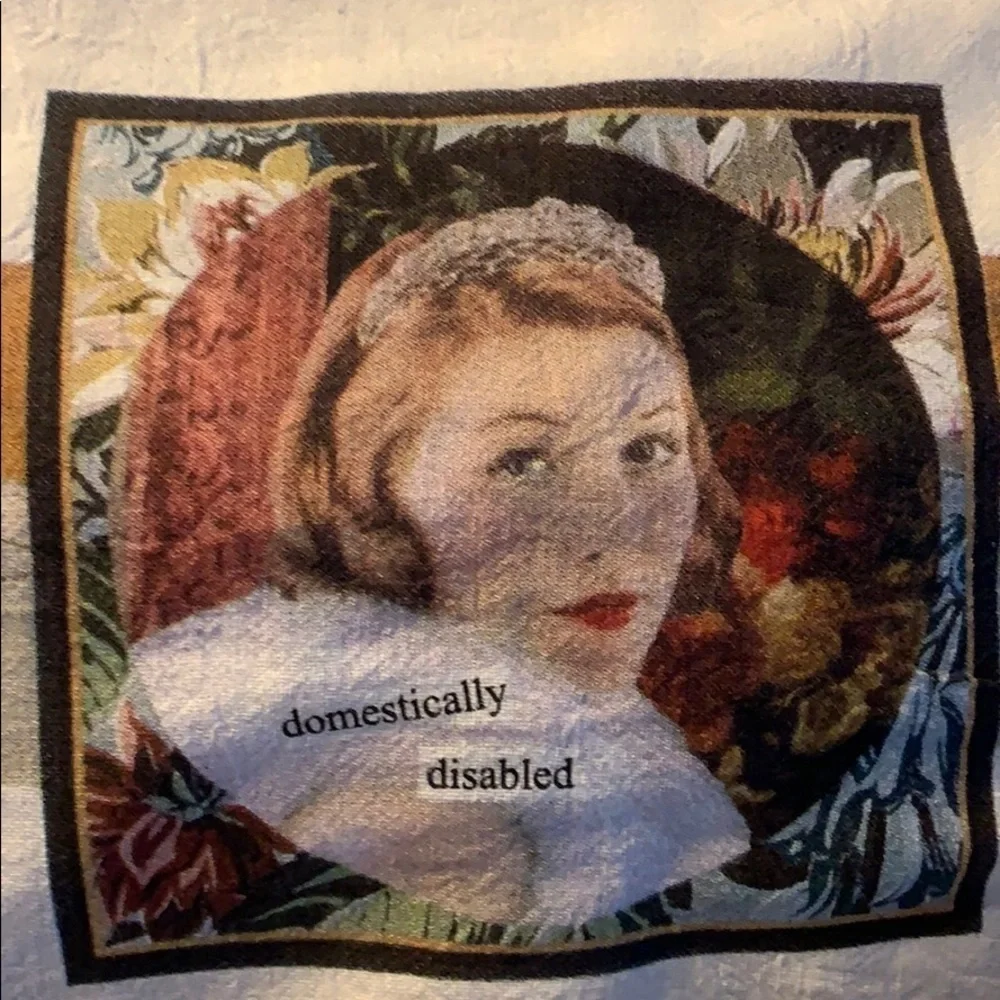 Anne Taintor “Domestically Disabled” Tea Towel